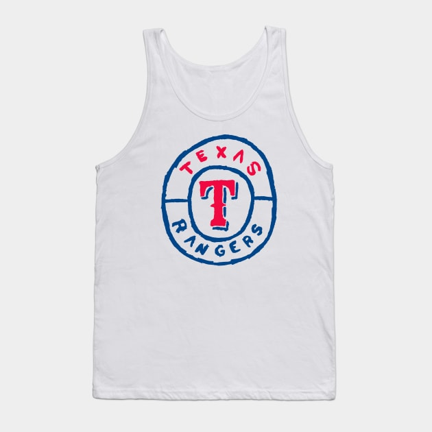 Texas Rangers 06 Tank Top by Very Simple Graph